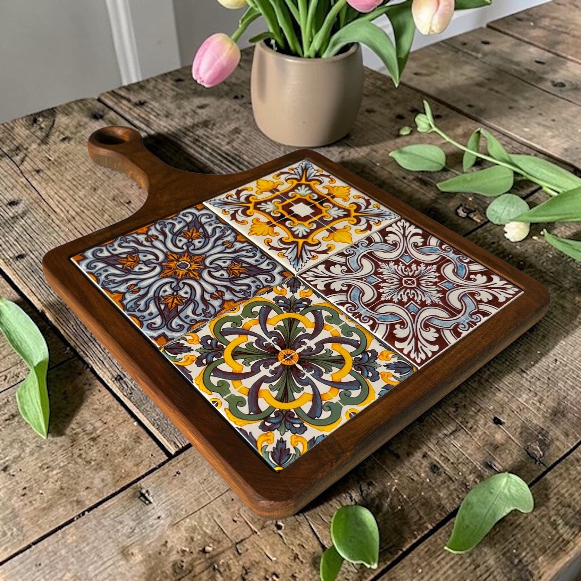 Дъска за сервиране Алегрия - Tiled Tales