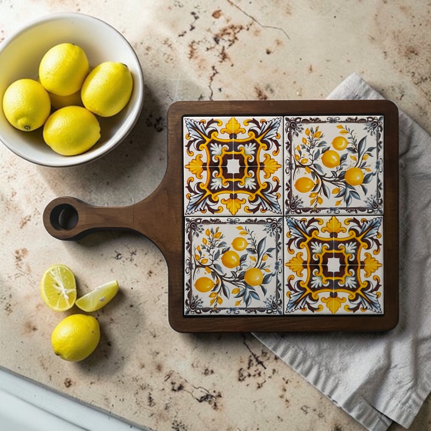 Дъска за сервиране Амалфи - Tiled Tales