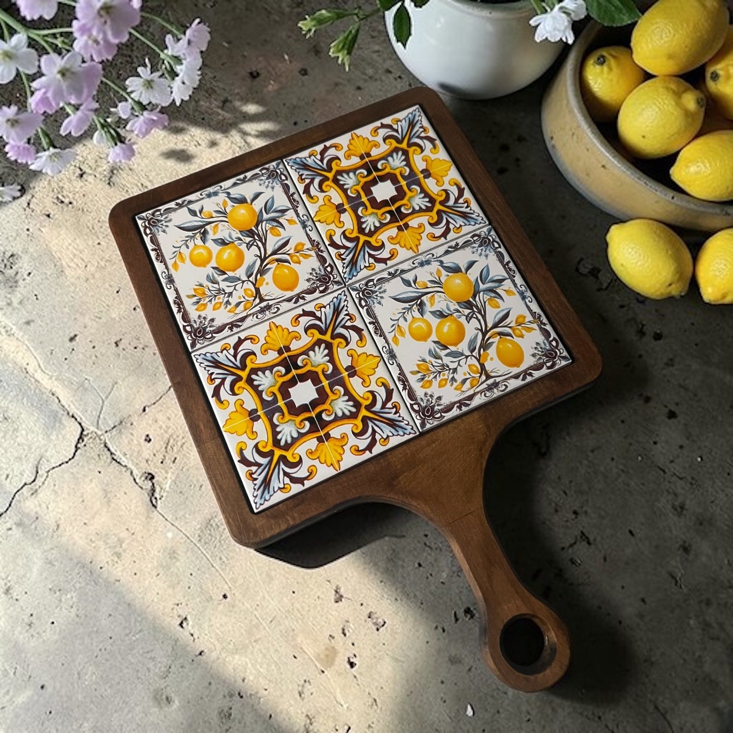 Дъска за сервиране Амалфи - Tiled Tales