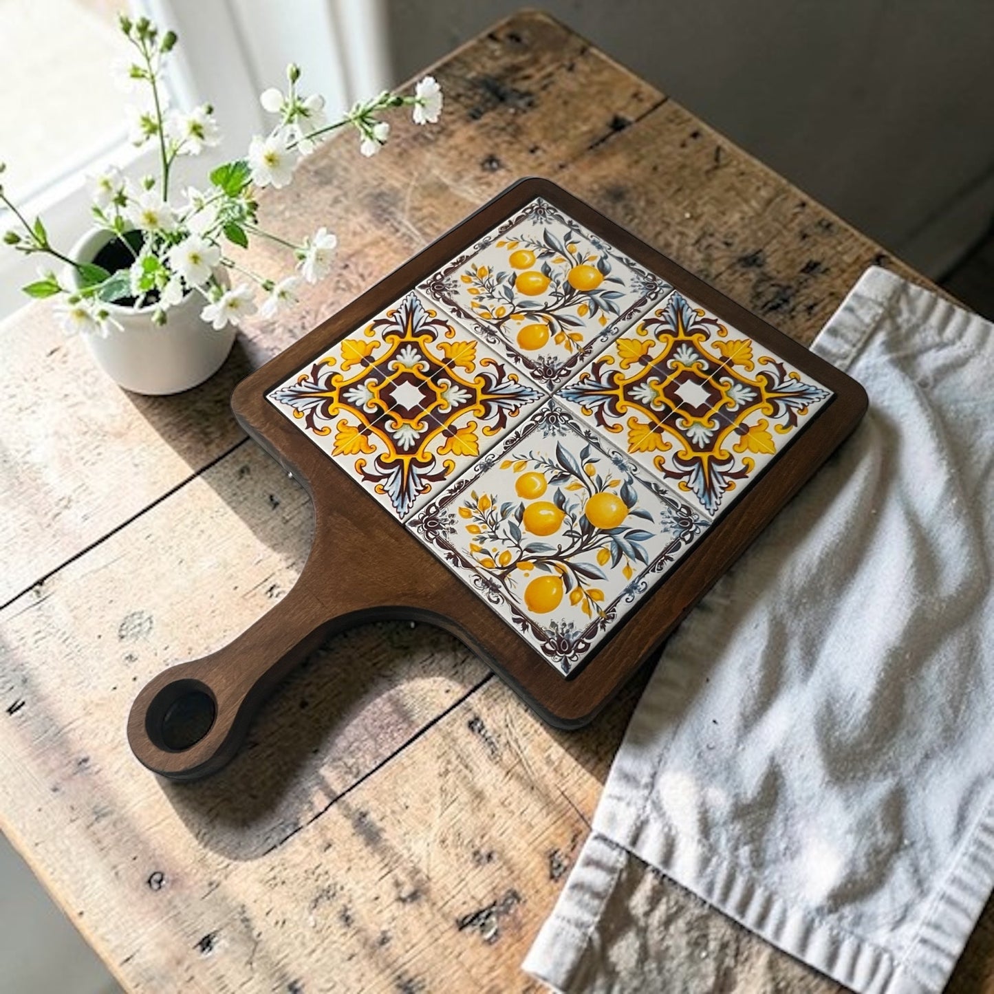 Дъска за сервиране Амалфи - Tiled Tales