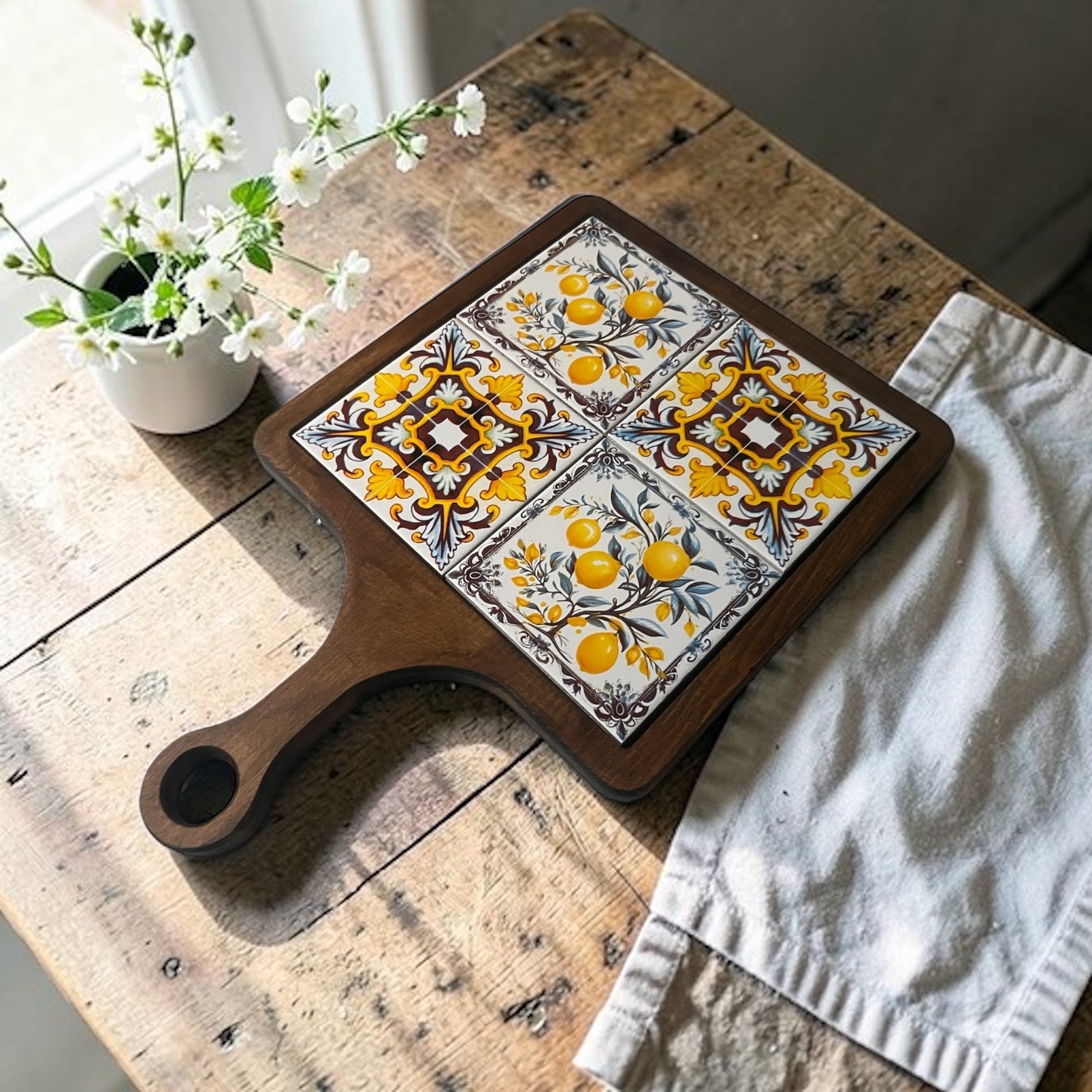 Дъска за сервиране Амалфи - Tiled Tales