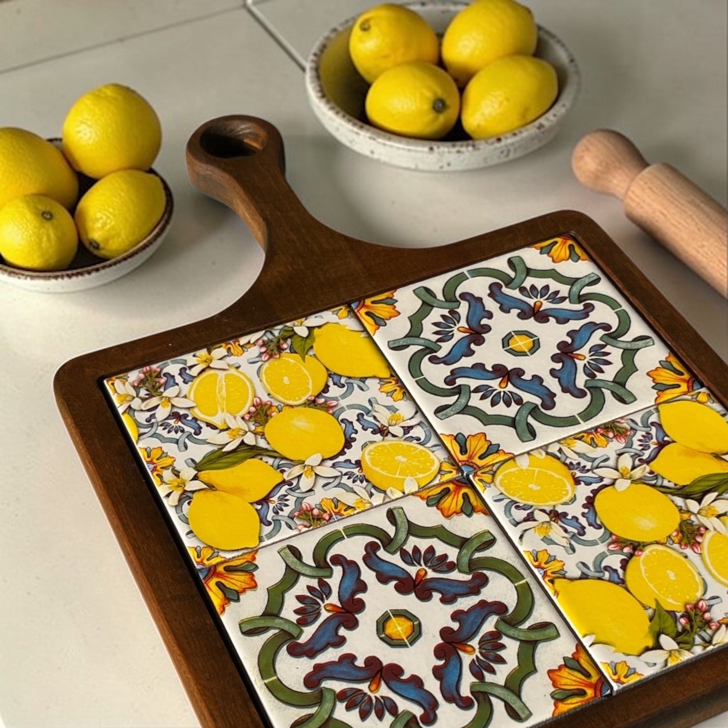 Дъска за сервиране Ментон - Tiled Tales