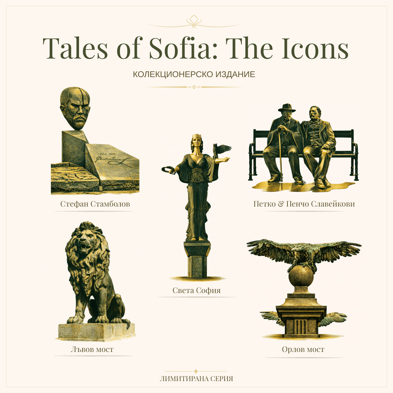 Иконите на София - Tiled Tales