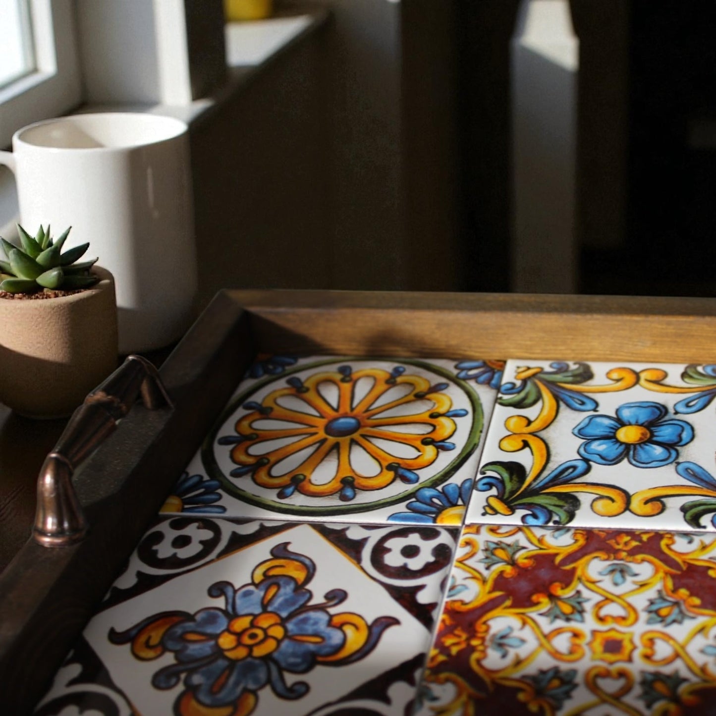 Поднос Гранада - Tiled Tales